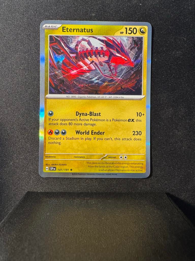 Pokémon kaart Eternatus 141/191, Ophalen of Verzenden, Nieuw, Losse kaart, Foil