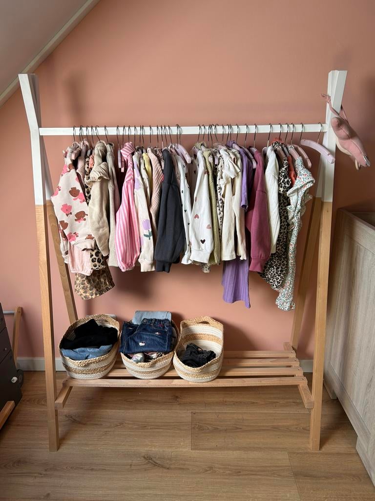 Kledingrek voor in de baby- of kinderkamer, Ophalen, Zo goed als nieuw, Wanddecoratie