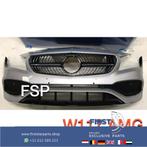 W117 CLA Facelift AMG Voorbumper compleet zilvergrijs bumper, Gebruikt, -, Voor, Ophalen of Verzenden