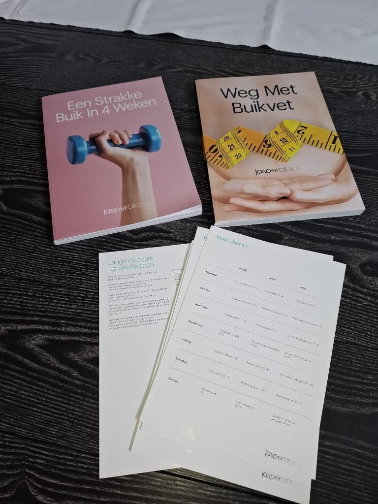 Jasper Alblas - boek Weg met buikvet, Ophalen of Verzenden, Zo goed als nieuw, Dieet en Voeding, Jasper Alblas