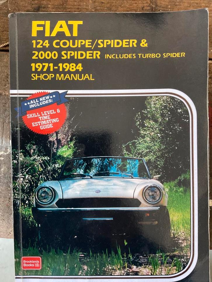 Werkplaatshandboek Fiat 124 Coupe/Spider 1971-1984, Boeken, Auto's | Boeken, Gelezen, Overige merken, Ophalen of Verzenden