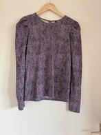 Paarse blouse met zwarte stippen, maat 36/S Eksept by Shoeby, Ophalen of Verzenden, Zo goed als nieuw, Maat 36 (S), Paars