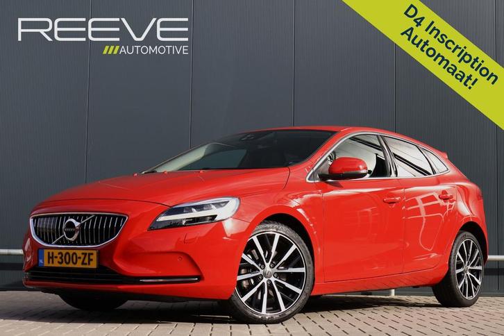 Volvo V40 2.0 D4 Inscription Automaat 190pk | Leer | Stoelve, Auto's, Volvo, Bedrijf, Te koop, V40, ABS, Achteruitrijcamera, Adaptive Cruise Control