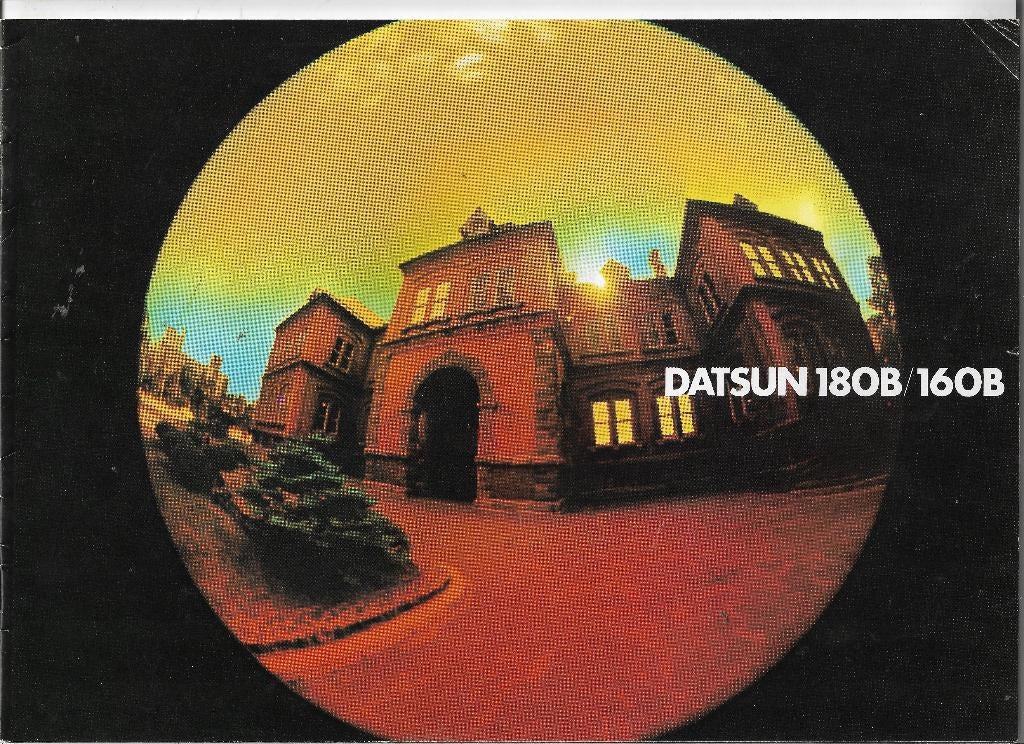 Brochure DATSUN 180B / 160B, ca. 1975 (NL)., Nieuw, Ophalen of Verzenden, Overige merken, Datsun Nederland, Lisse.