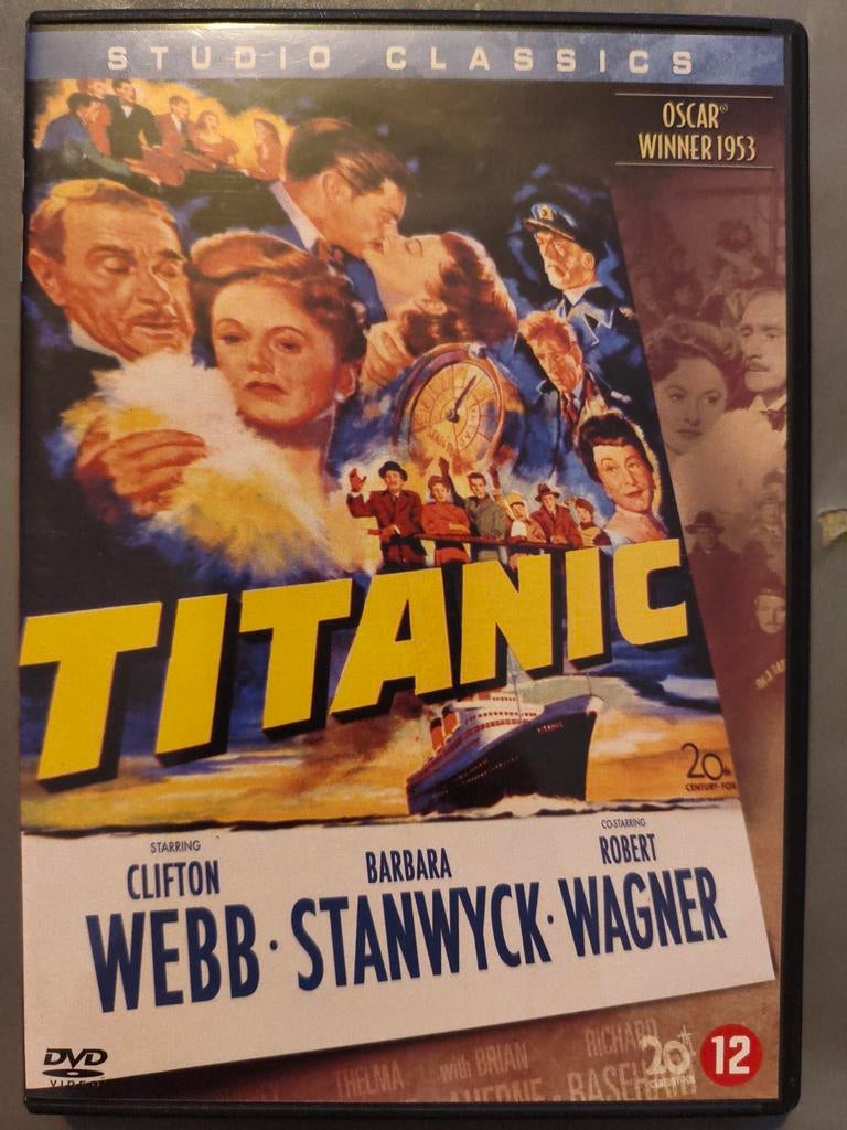 Titanic DVD (1953 Oscarwinnaar), Ophalen of Verzenden