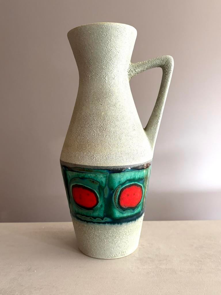 Vintage Scheurich Fat Lava vaas uit West Germany jaren ‘70, Ophalen of Verzenden