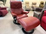 Stressless relax stoel met hocker relaxfauteuil, Ophalen of Verzenden, Zo goed als nieuw, Ruim 100 A merken in alle kleuren en maten