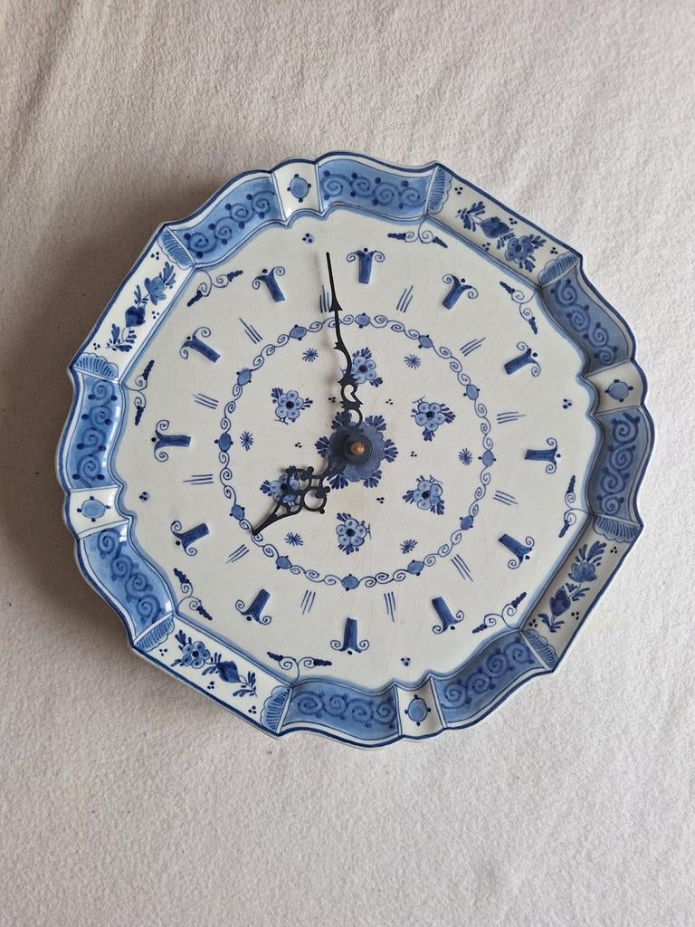 Porceleyne Fles Delfts blauw klok, Antiek en Kunst, Ophalen of Verzenden