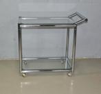 Vintage RVS Serveerwagen, Ophalen, Gebruikt