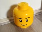 Lego Hoofd Opbergbox - Geel, Ophalen, Gebruikt, Lego