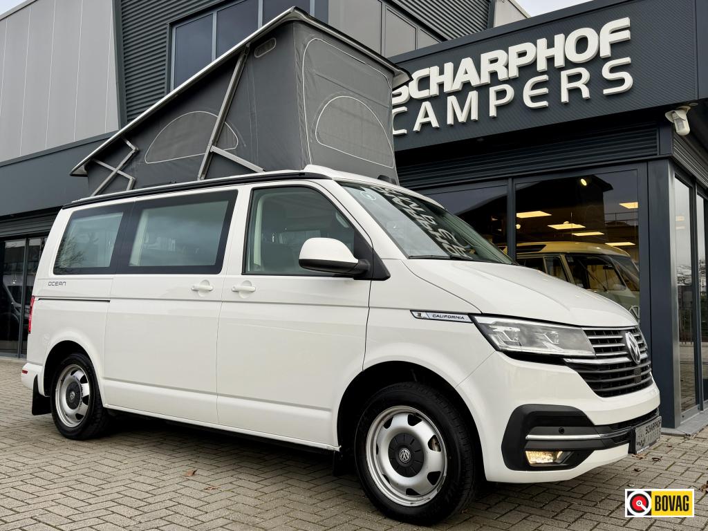 Volkswagen California 6.1 Ocean 150 DSG | 2022, Caravans en Kamperen, Campers, Automaat, Bedrijf, 4 tot 5 meter, Overige merken