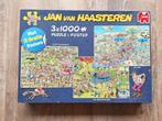 Jan van Haasteren 3x1000 stukjes puzzel + 3 posters, Ophalen of Verzenden, 500 t/m 1500 stukjes, Zo goed als nieuw, Legpuzzel