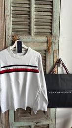 Prachtige TOMMY HILFIGER knitted crewneck trui maat XL, Wit, Maat 42/44 (L), Ophalen of Verzenden, Zo goed als nieuw