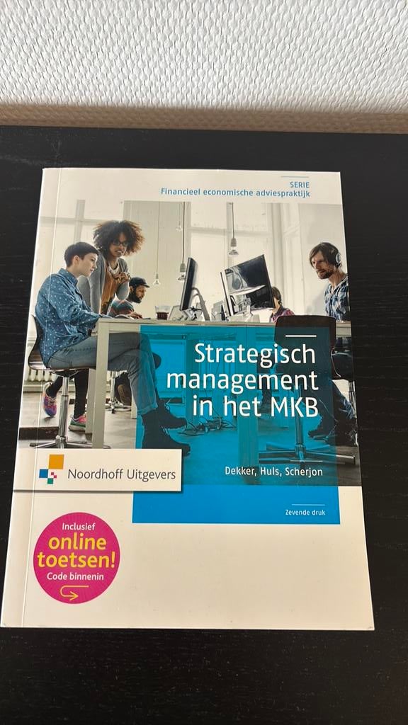 Strategisch management in het MKB, Ophalen of Verzenden, Zo goed als nieuw, Management