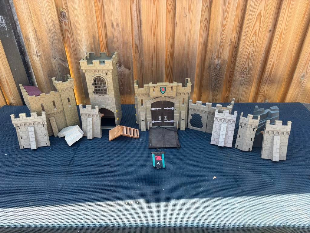 Te koop: grote Playmobil ridderburcht (set 6000)., Ophalen, Gebruikt, Los playmobil