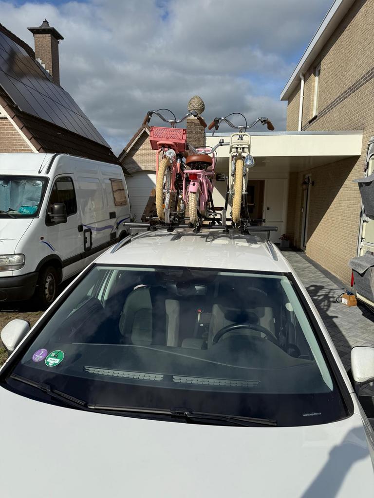 Dakdrager + fietsendrager voor drie fietsen, Ophalen, 3 fietsen of meer, Zo goed als nieuw, Dakdrager