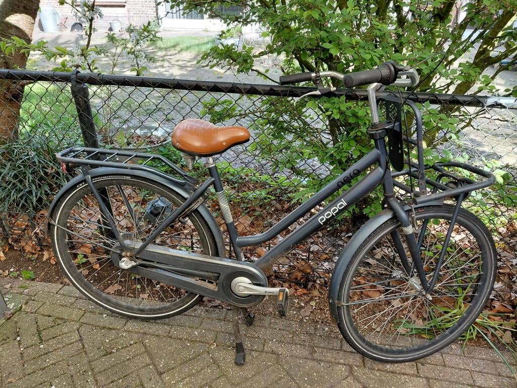 dames fiets (station fiets), Ophalen, Gebruikt