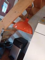Vintage Bunker oranje hanglamp Jo Hammerbrog, Gebruikt, Ophalen of Verzenden, Minder dan 50 cm, Overige materialen