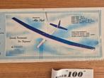 Sig Riser 100 zweefvliegtuig modelbouw pakket van balsemhout, Ophalen of Verzenden, Zo goed als nieuw