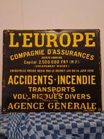 Emaille bord, Ophalen of Verzenden