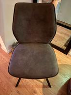 2 Eetkamerstoelen - Grijs/Antraciet, Ophalen, Gebruikt, Twee, Stof