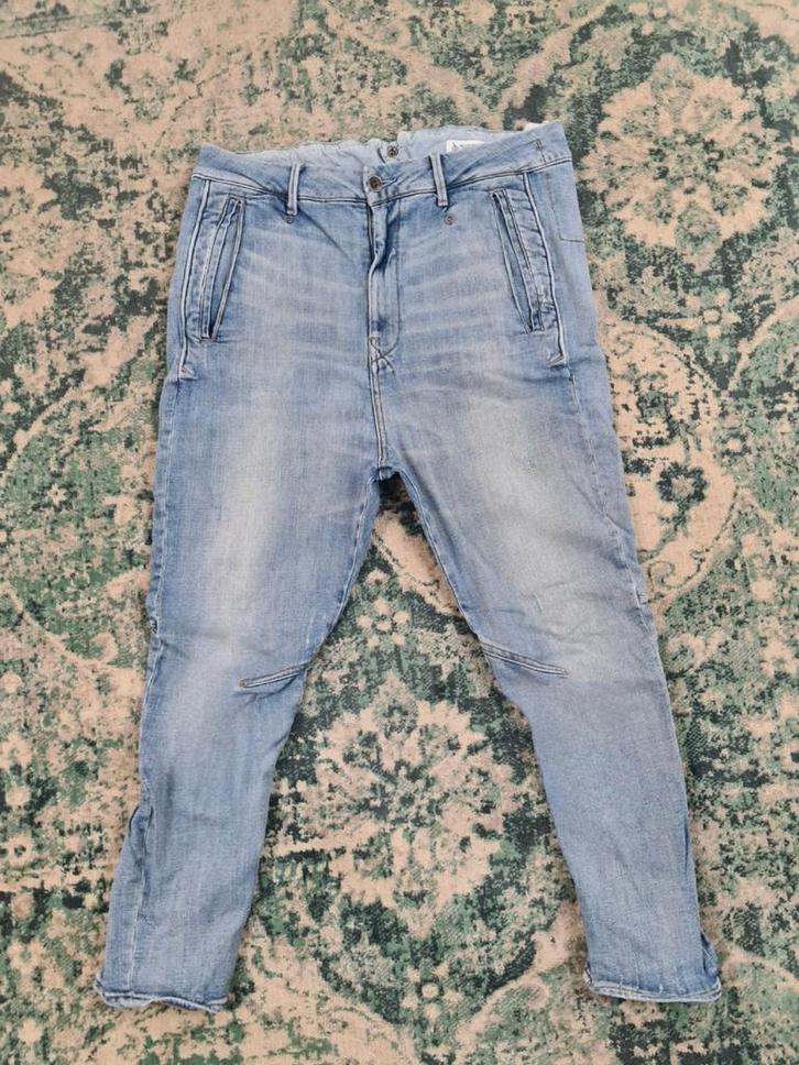 G-star avi loose chino W30 L34 Dames Tulsi3034 Blauw, Kleding | Dames, Spijkerbroeken en Jeans, Zo goed als nieuw, W30 - W32 (confectie 38/40)