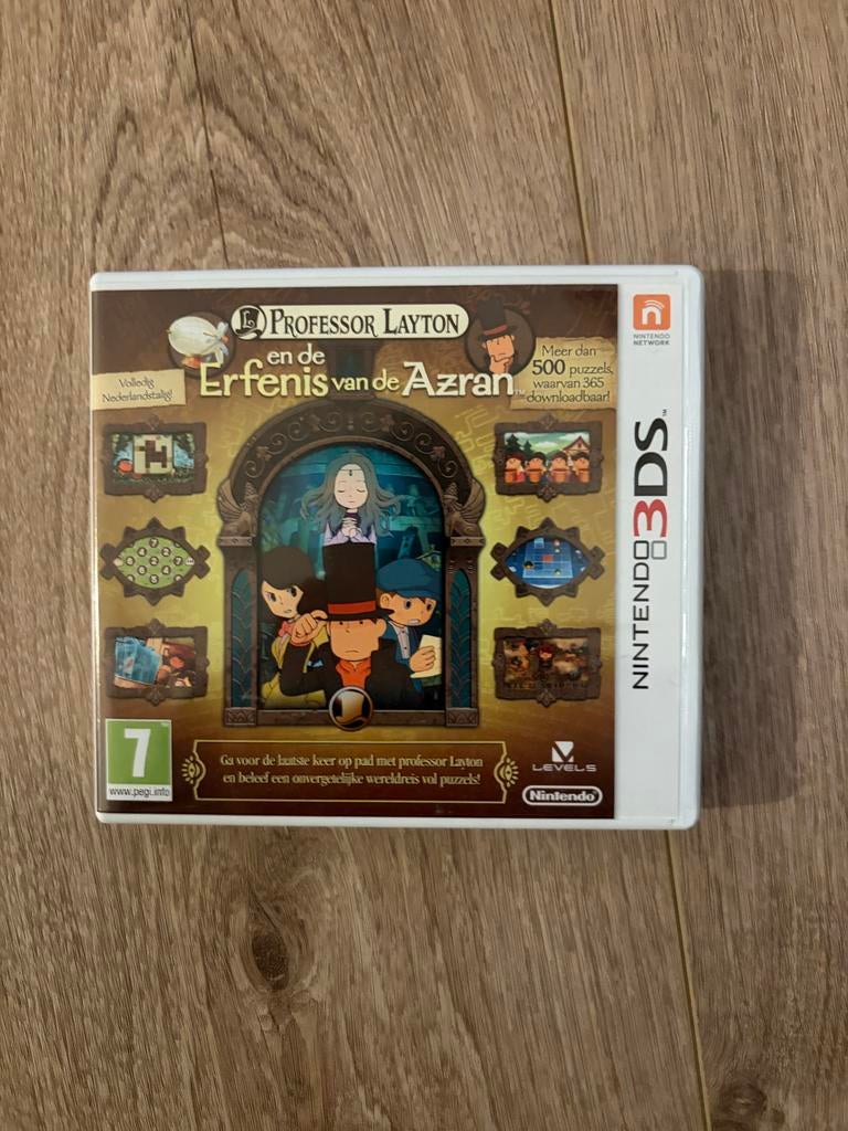 Professor Layton en de Erfenis van de Azran Nintendo 3DS, Puzzel en Educatief, Gebruikt, 1 speler, Ophalen of Verzenden