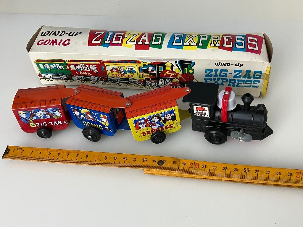 blikken treintjes, Verzamelen, Spoorwegen en Tramwegen, Ophalen of Verzenden, Zo goed als nieuw, Trein, Overige typen