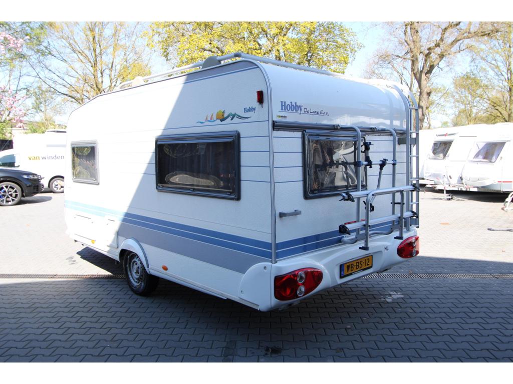 Hobby De luxe Easy 440 SF Voortent-Fietsenrek-2001, Caravans en Kamperen, Hobby, Bedrijf, 750 - 1000 kg, Ringverwarming