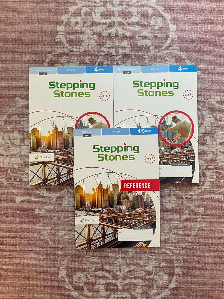 Stepping Stones Engels 4 HAVO boeken set, Boeken, Ophalen of Verzenden, Gelezen, HAVO, Engels