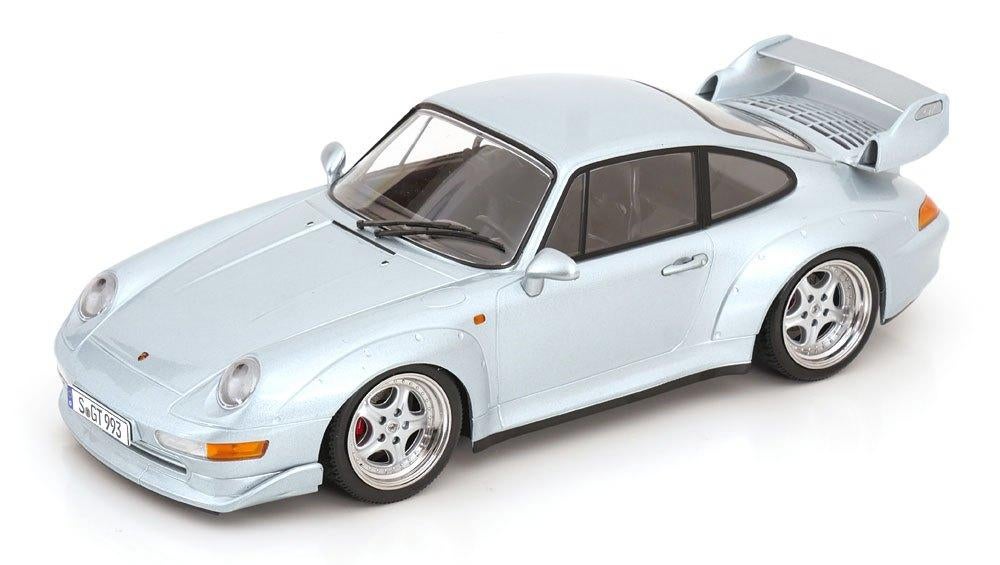 Porsche 911 (993) GT2 1996 (Speedline Velgen) Zilver 1-18 KK, Hobby en Vrije tijd, Modelauto's | 1:18, Overige merken, Tschuiten@hotmail.com