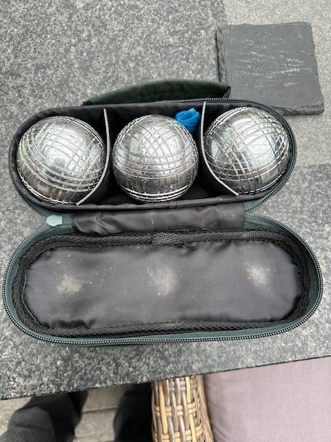 jeu de boules 3 stuks in tasje, Ophalen, Zo goed als nieuw, Bal