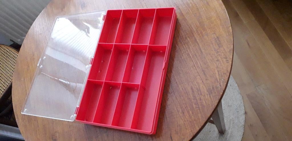 Twee plastic sorteer- en opbergbakken, Overige typen, Minder dan 35 cm, Minder dan 50 cm, Ophalen of Verzenden