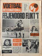 Voetbal International (VI) uit 1971 - Feyenoord kampioen, Ophalen of Verzenden, Gelezen, Sport en Vrije tijd