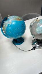 2 x wereldbol/ globe lampen, Ophalen of Verzenden