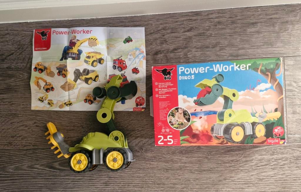 BIG Power Worker Dino Vrachtwagen - verjaardagskado, Ophalen of Verzenden, Jongen of Meisje