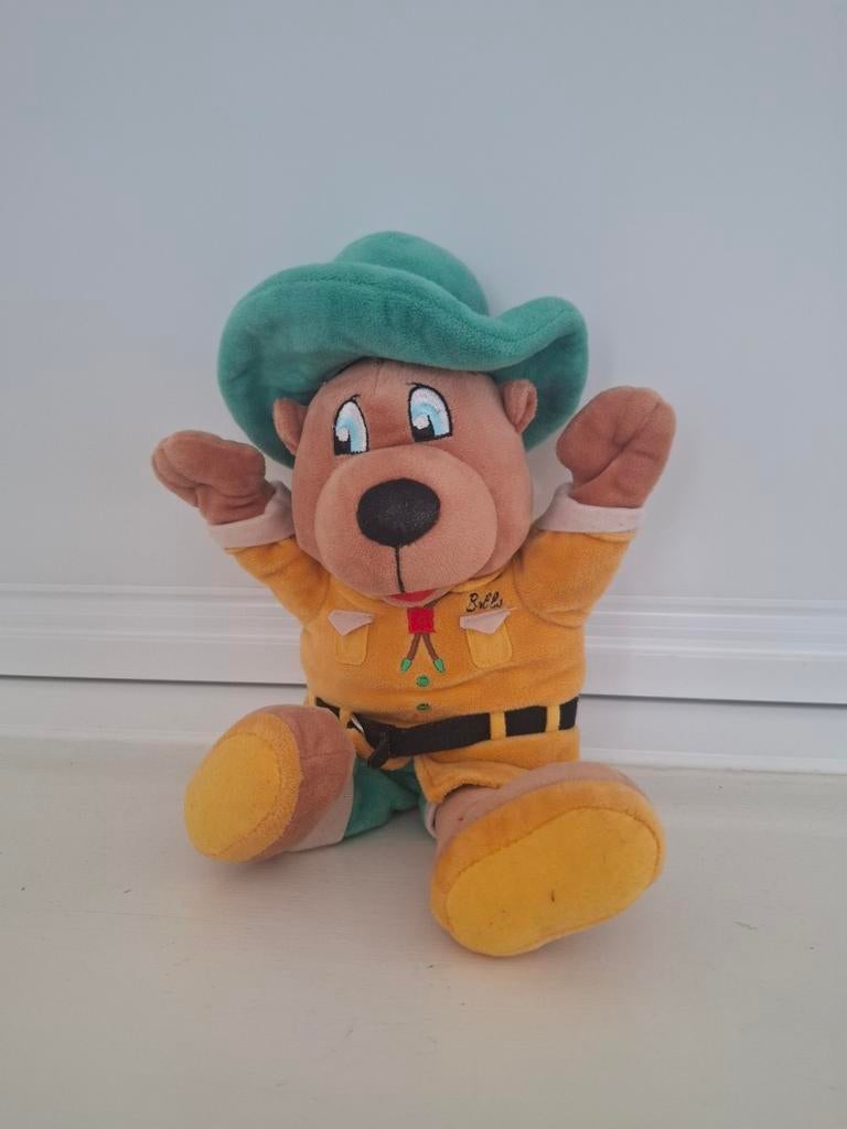Bollo de beer handpop, Kinderen en Baby's, Gebruikt, Overige merken, Overige karakters, Beer