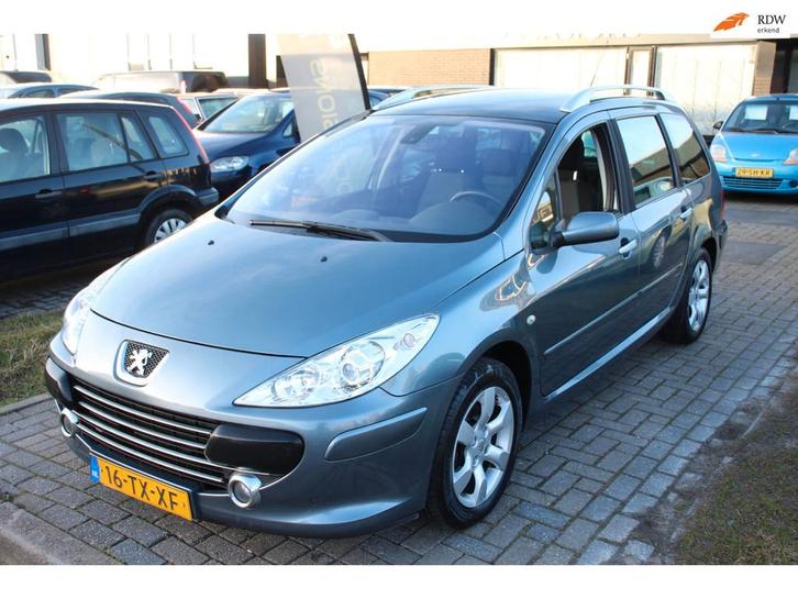 Peugeot 307 SW 2.0-16V Premium Panoramadak Climate Cruise 7, Auto's, Peugeot, Bedrijf, Te koop, ABS, Airbags, Airconditioning