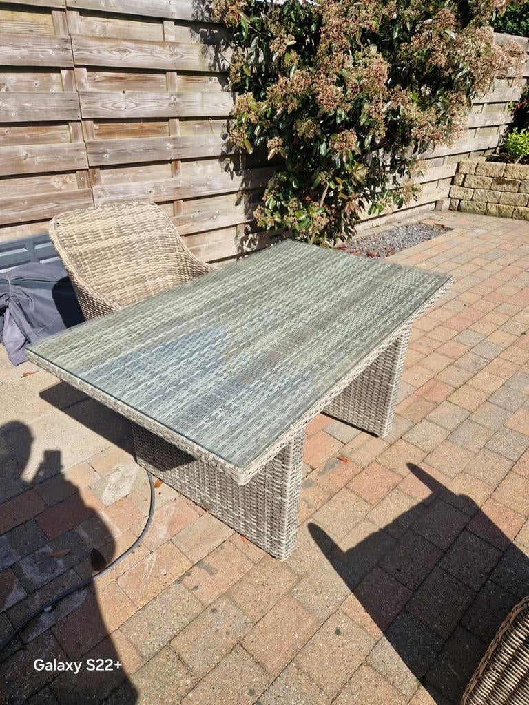 Mooie tuintafel, Tuin en Terras, Tuintafels, Ophalen, Rechthoekig