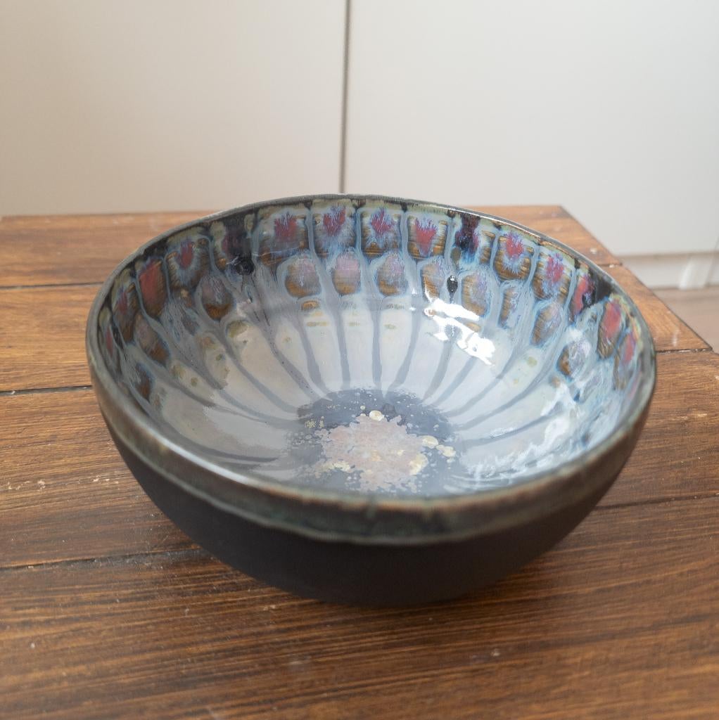 Peacock keramiek schaaltje van Linedesign, Hobby en Vrije tijd, Pottenbakken, Ophalen of Verzenden, Nieuw