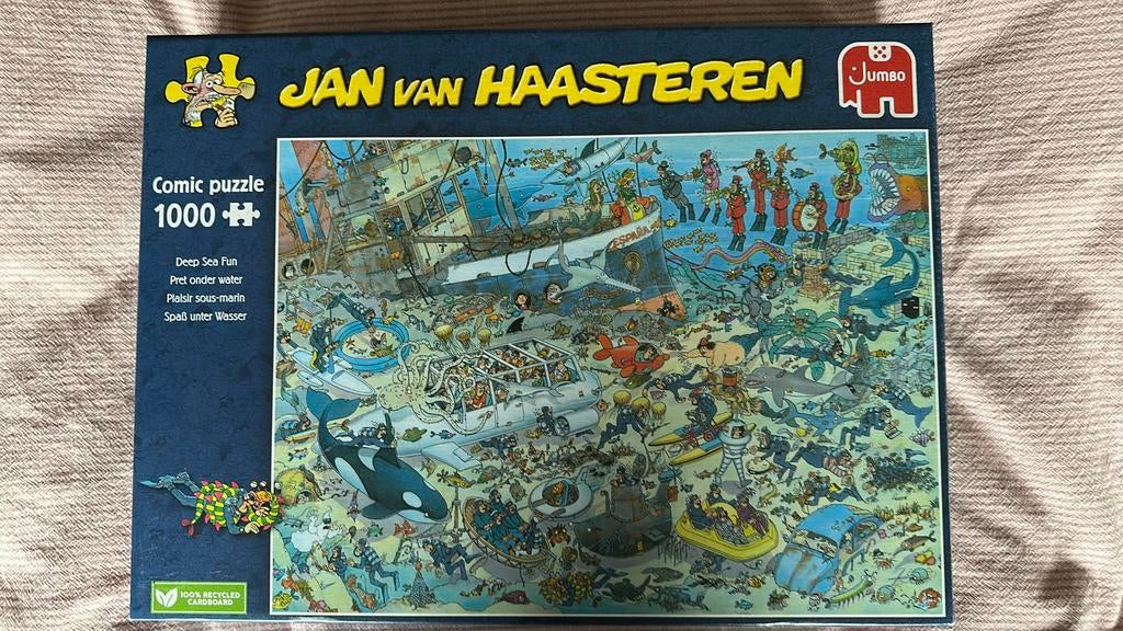 Jan van haasteren, Hobby en Vrije tijd, Denksport en Puzzels, Ophalen, 500 t/m 1500 stukjes, Zo goed als nieuw