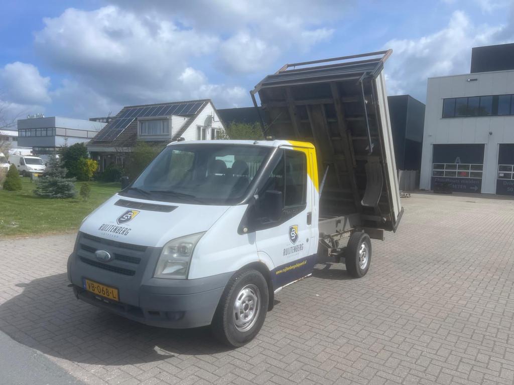 Ford Transit 330S 2.4 TDCI Kipper Wit 2010, Auto's, Achterwielaandrijving, Gebruikt, 4 cilinders, 116 pk