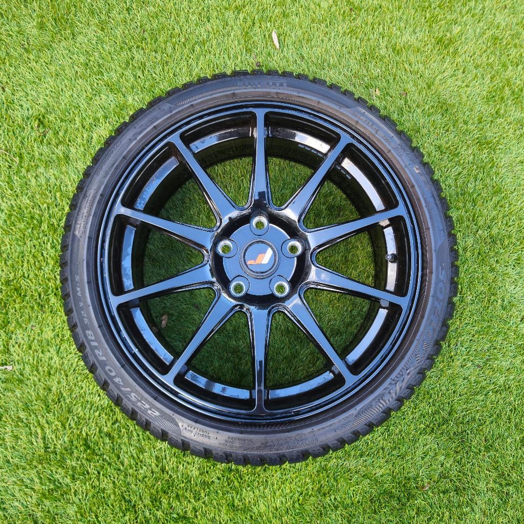 JR Velgen met banden 225/40 18 inch, Ophalen, 18 inch, Nieuw, Band(en)