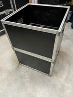 2x flightcase met open bovenkant - stapelbaar, Ophalen, Gebruikt, Overige instrumenten, Flightcase