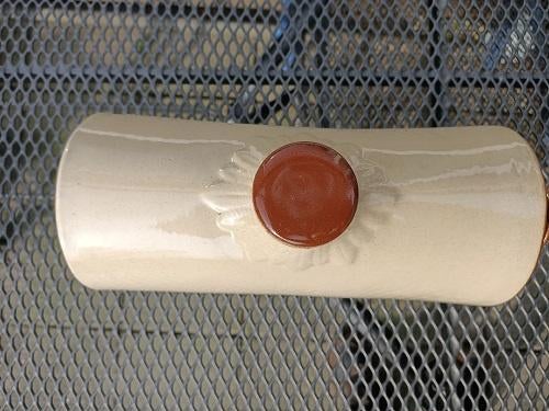 (236) Geglazuurde kruik voetenverwarmer 26x12cm € 25,00, Verzenden