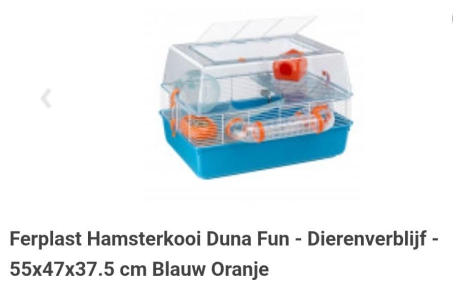 Ferplast hamsterhok, Ophalen