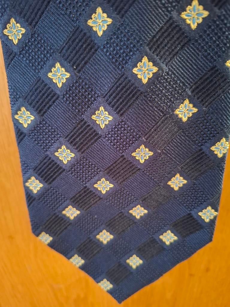 Profuomo Limited Edition 100% Zijden Stropdas, Kleding | Heren, Stropdassen, Blauw, Ophalen of Verzenden, Met patroon, Profuomo