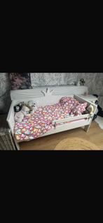 Kinderbedje met matras, deken en kussen, Ophalen, 85 tot 100 cm, 140 tot 160 cm, Zo goed als nieuw