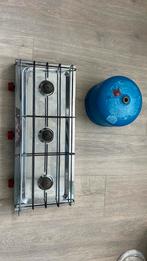 Camping gasstel 3 pits met campingaz 904, Ophalen, Gebruikt