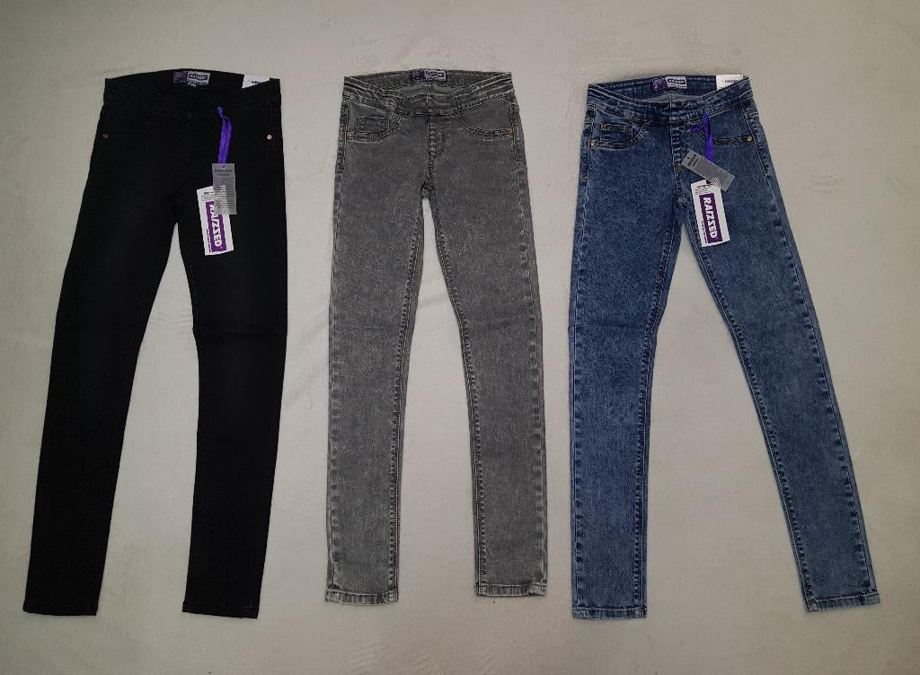 NIEUWE grijze RAIZZED jegging jeans Havana mt 10/140., Broek, Nieuw, Raizzed, Verzenden